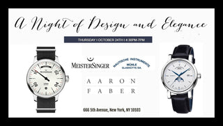 Meistersinger &#038; Muhle Glasshute Watch Event