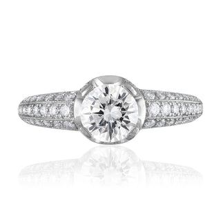 Lucie Campbell Platinum Engagement Ring Mounting