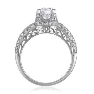Lucie Campbell Platinum Engagement Ring Mounting