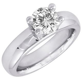 Whitney Boin: Platinum Post Engagement Ring