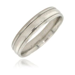 Christian Bauer: Platinum White Gold Band Ring