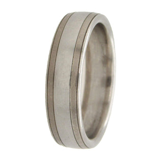 Christian Bauer: Platinum White Gold Band Ring