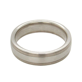 Christian Bauer: Platinum White Gold Band Ring