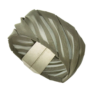Pavel Kaczynski: Pleated Ruffle Cuff Bracelet