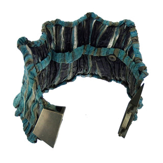Pavel Kaczynski: Pleated Ruffle Cuff Bracelet