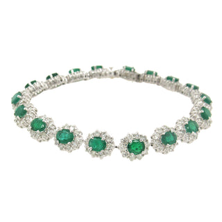 Emerald and Diamond Bracelet