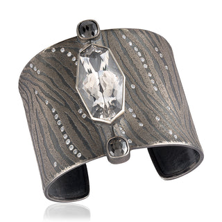 Atelier Zobel:  Swiss Crystal and Diamond Bracelet