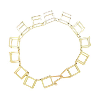 Momoko Kumai: Open Cube Link Bracelet