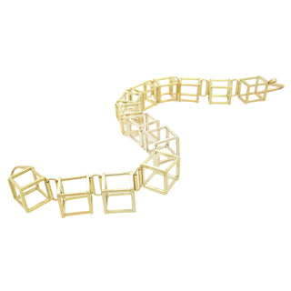 Momoko Kumai: Open Cube Link Bracelet