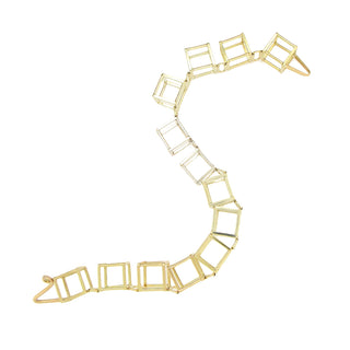 Momoko Kumai: Open Cube Link Bracelet