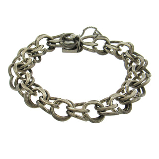 Vintage Sterling Silver Cable Link Bracelet
