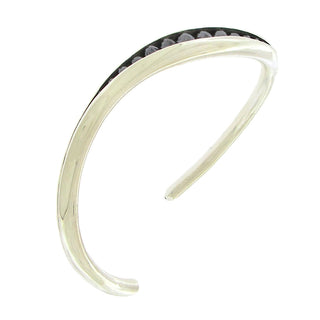 Timo Krapf: Black Diamond Wave Bracelet