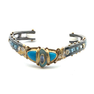 Michael Boyd: Chevron Gem-Set Cuff