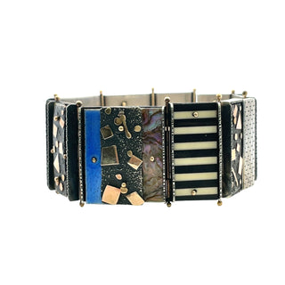 Earl Pardon: Enamel and Gemstone Bracelet