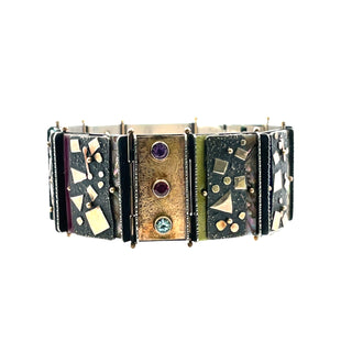 Earl Pardon: Enamel and Gemstone Bracelet