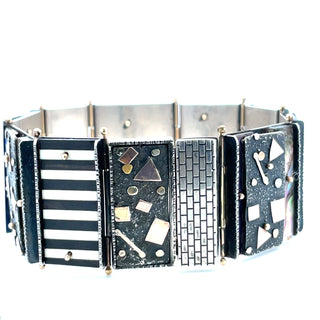 Earl Pardon: Enamel and Gemstone Bracelet
