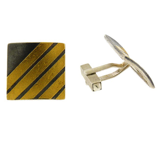 Atelier Zobel: Striped Cufflinks