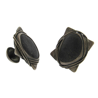 River Stone Cufflinks
