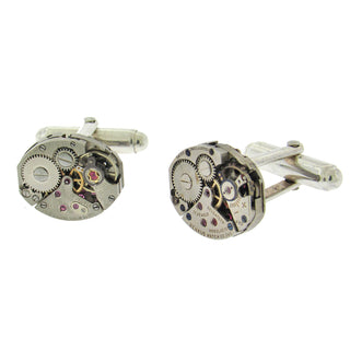 Oval Watch Movement Cufflinks