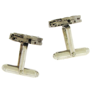 Oval Watch Movement Cufflinks