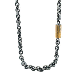Atelier Zobel: Oxidized Sterling Vario Tip Chain, 16.5L