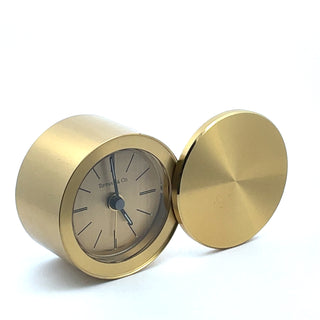 Tiffany & Co Round Brass Alarm Clock