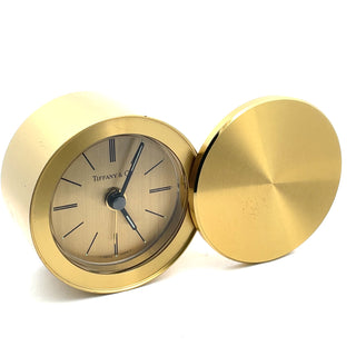 Tiffany & Co Round Brass Alarm Clock