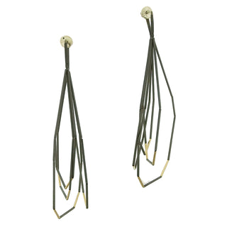 Maria Rzewuska Group: Steel and Gold Earrings