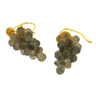 Clare Ullman: Black Diamond Bead Earrings