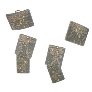 Peter Schmid: Platinum on Silver Diamond Earrings