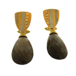 Atelier Zobel: Moonstone Drop Earrings