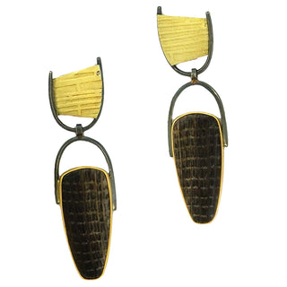 Sydney Lynch: Fossilized Sequoia Earrings