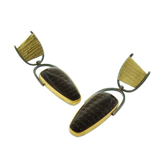 Sydney Lynch: Fossilized Sequoia Earrings