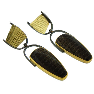 Sydney Lynch: Fossilized Sequoia Earrings