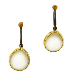 Margoni Studio: Rock Crystal Briolette Earrings