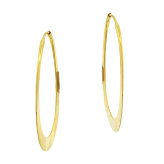 Toby Pomeroy: Eco-Gold Oval Hoop Earrings