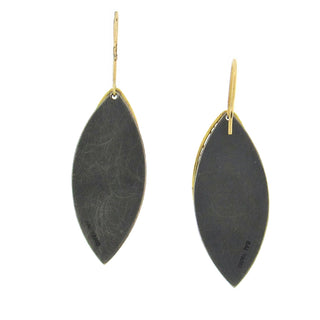 Baiyang Qiu: Marquise Shadow Earrings
