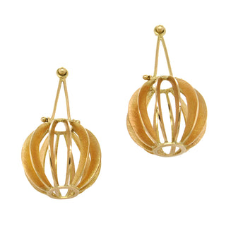 Momoko Kumai: Open Cage Drop Earrings