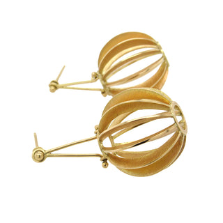 Momoko Kumai: Open Cage Drop Earrings