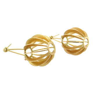 Momoko Kumai: Open Cage Drop Earrings