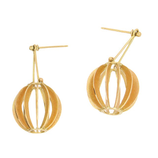 Momoko Kumai: Open Cage Drop Earrings