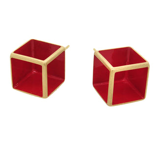 Momoko Kumai: Open Cage Drop Earrings