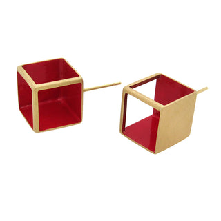 Momoko Kumai: Open Cage Drop Earrings