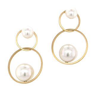 Momoko Kumai: Open Cage Drop Earrings