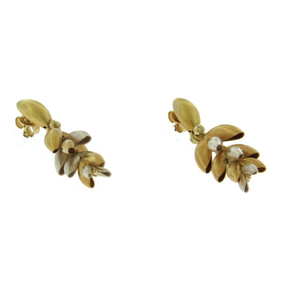Nina Ehmck: Dangling 22K Sterling Earrings