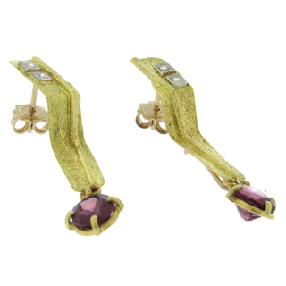 Marco Boorghesi: Garnet Day/Night Earrings