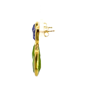 Margoni Studio: Peridot Tanzanite Earrings