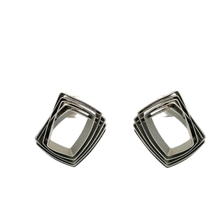 Stefania Lucchetta: Stellite Earrings 'Vacuum 11'