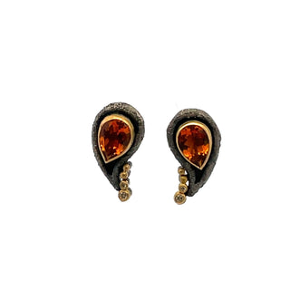 Michael Jensen: Golden Citrine Earrings