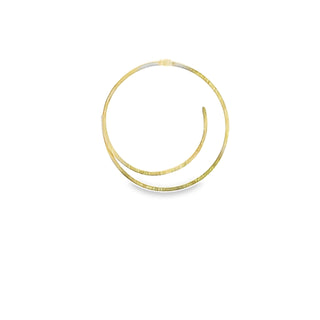 Niessing: Linear Round18K Hoop Earrings